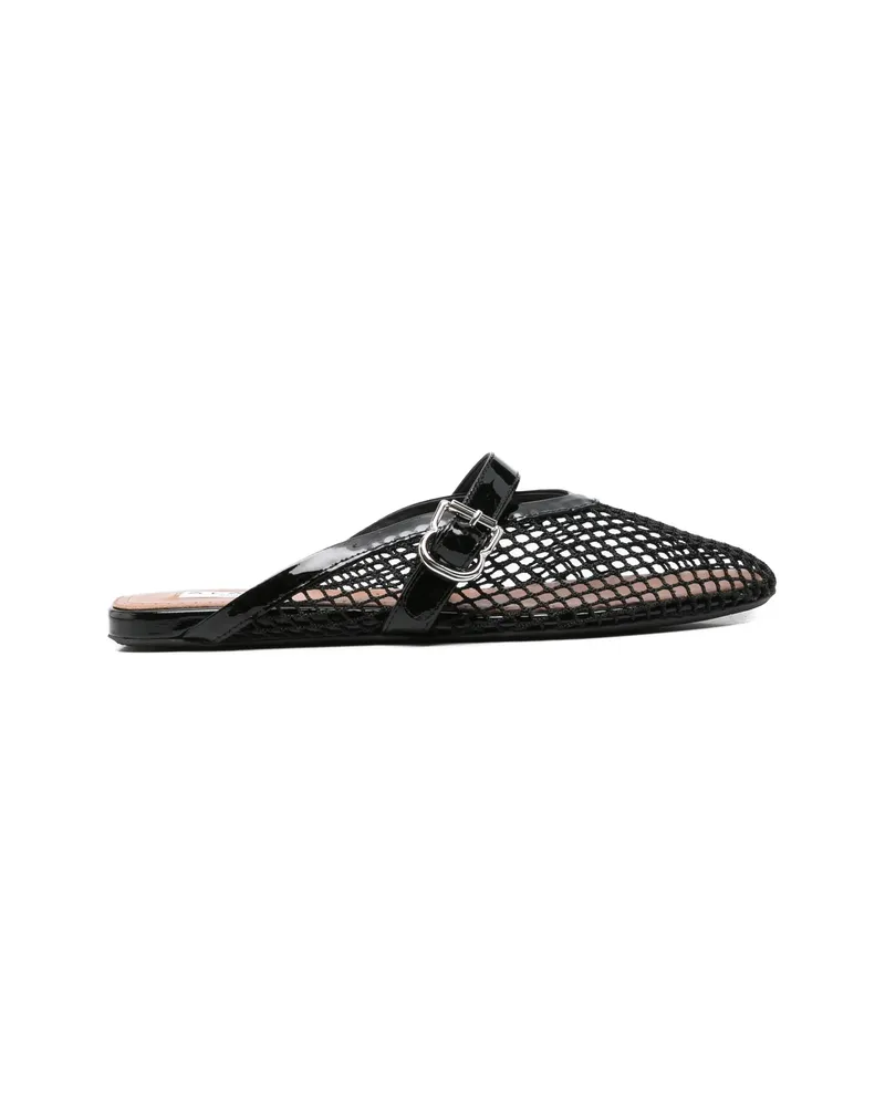 Alaïa Buckled Ballet Flats Black