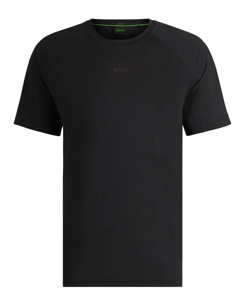 HUGO BOSS Reflective-detail T-shirt Black