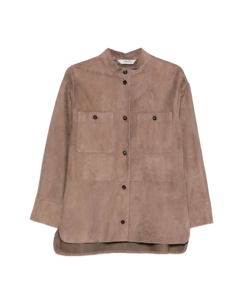 Max Mara Buttoned Pocket Jacket Neutrals