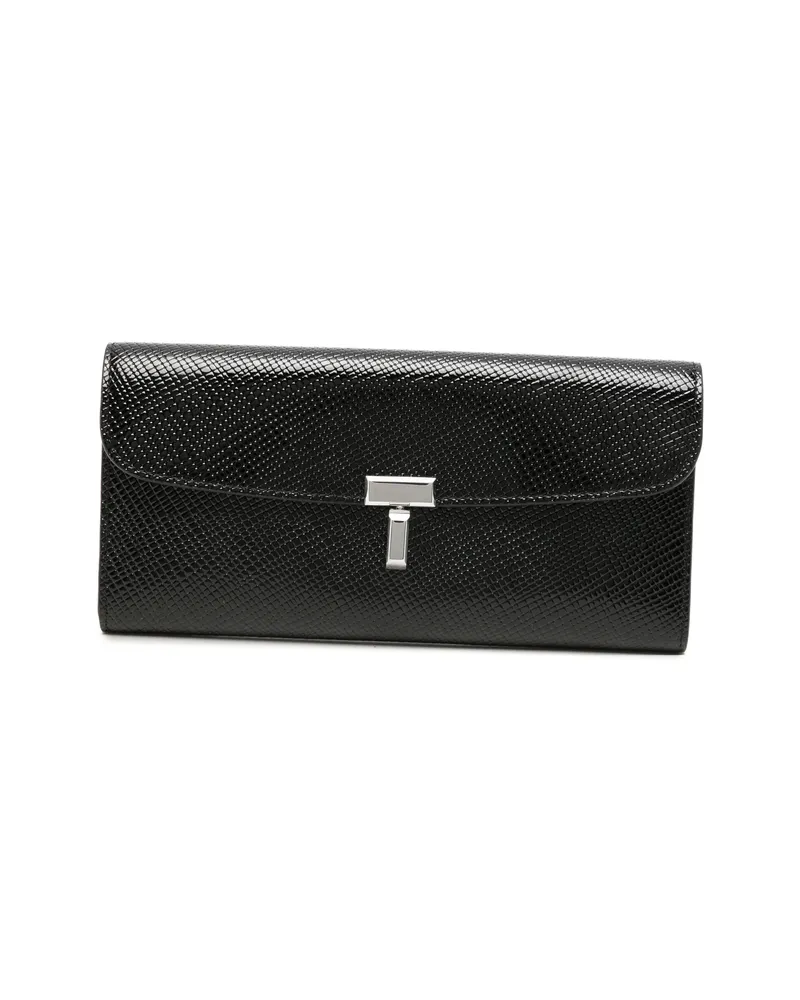 Totême T-lock Wallet Black