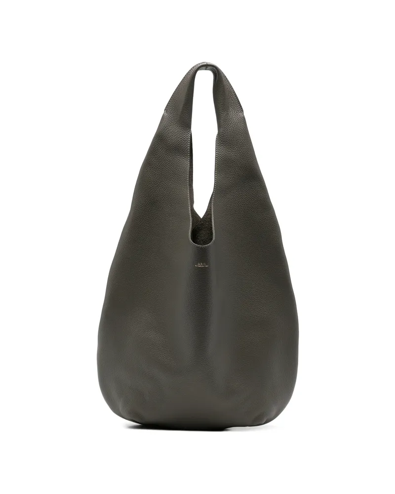 A.P.C. A. p.c. Le Neige Leather Shoulder Bag Grey