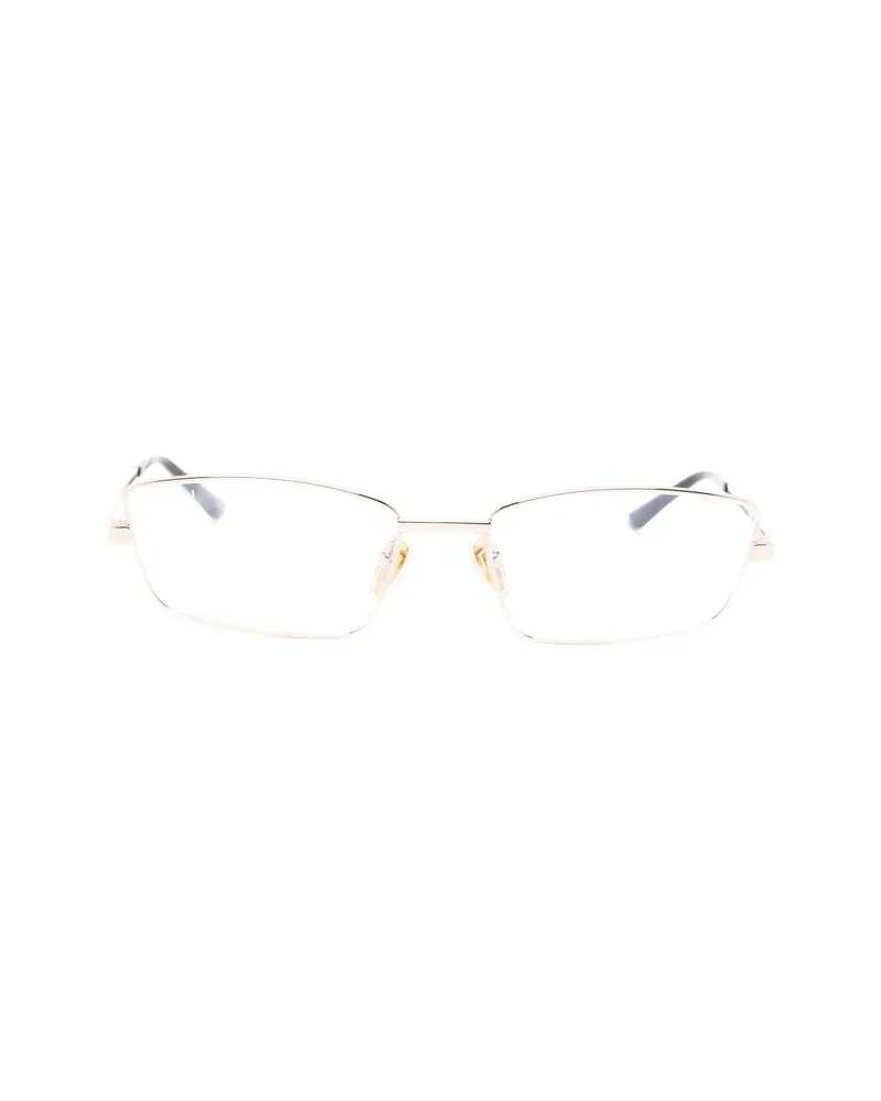 Gucci Geometric-frame Glasses Silver