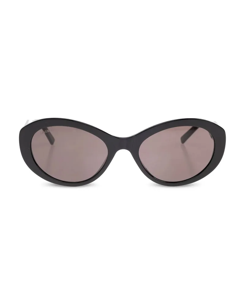 Balenciaga Oval-frame Sunglasses Black