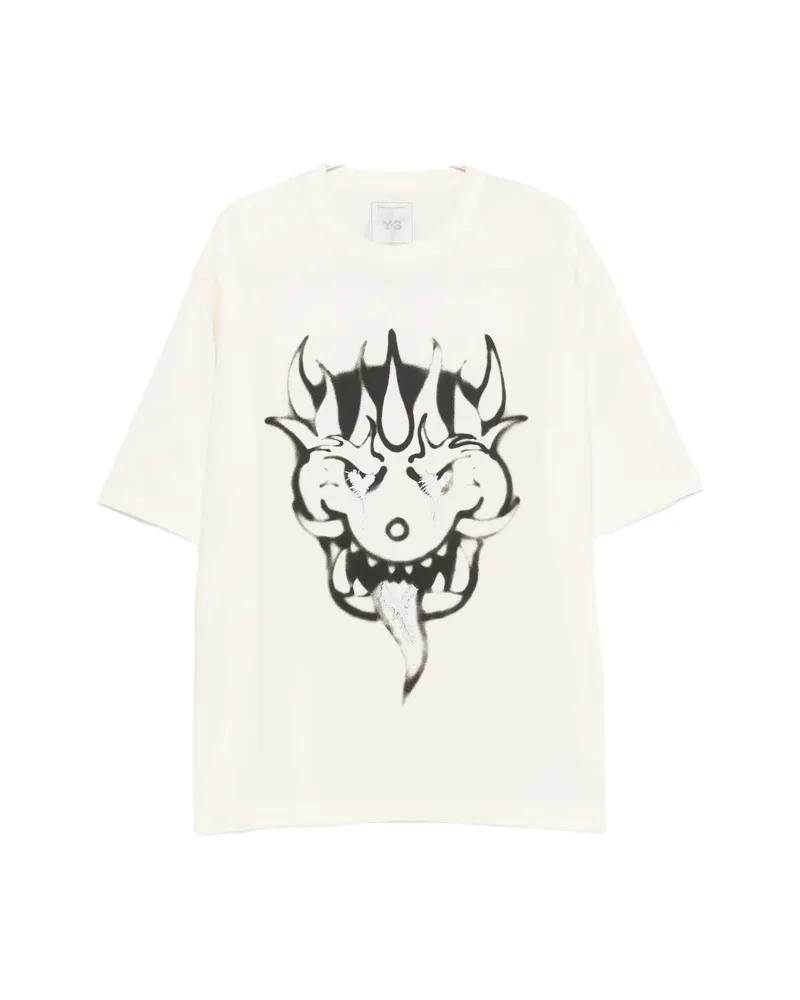 Y-3 Y-3 Chito Graphic Short Sleeve Tee Neutrals