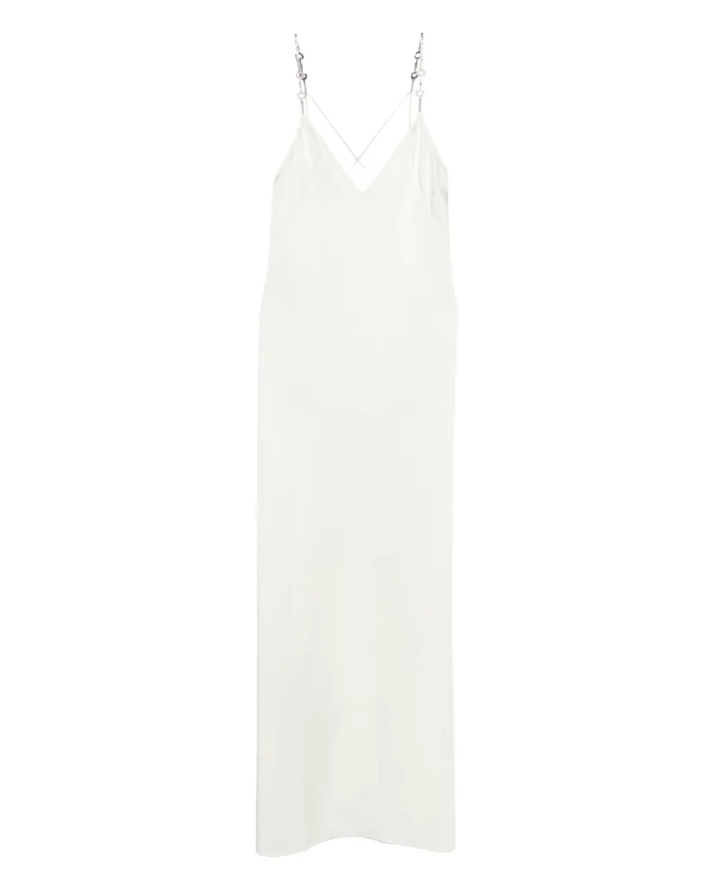Gucci V-neck Maxi Dress White