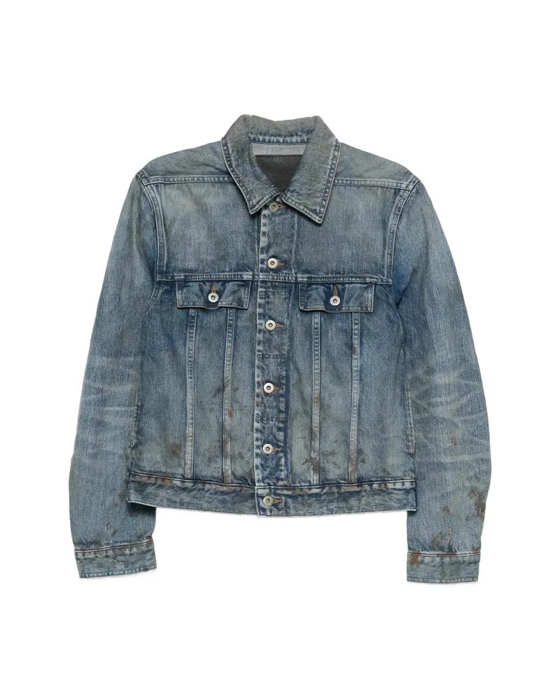 DRKSHDW by Rick Owens Buttoned Jacket Blue