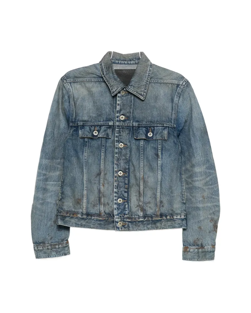 DRKSHDW by Rick Owens Buttoned Jacket Blue