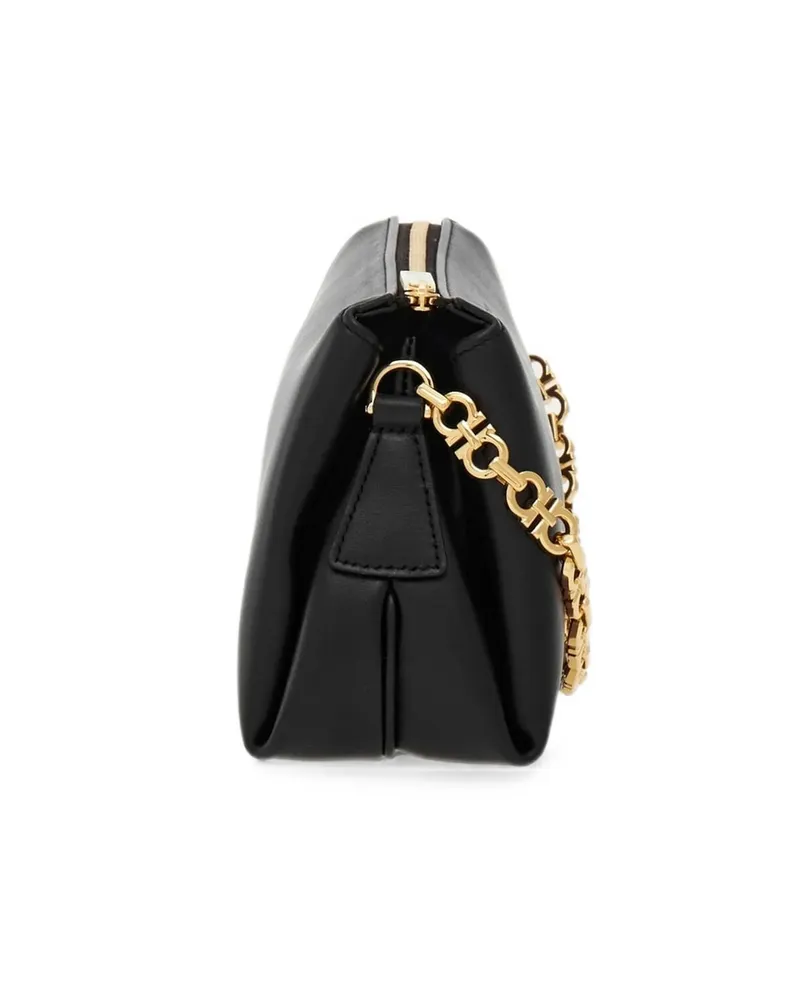 Ferragamo Gancini Chain Cross Body Bag Black