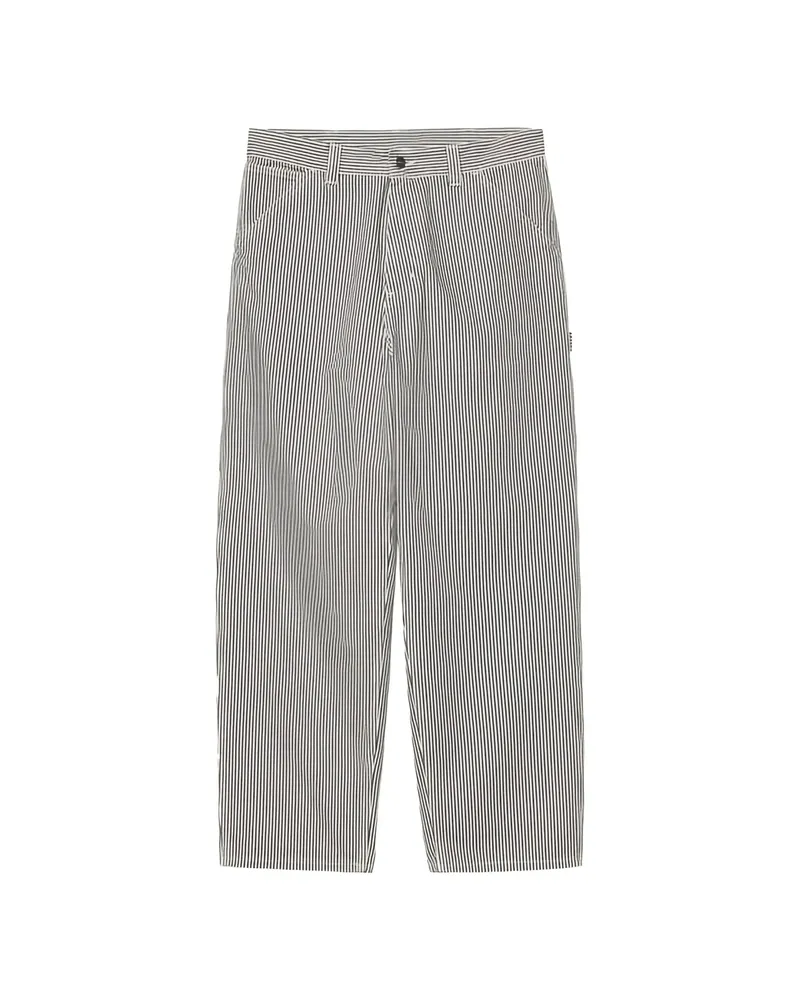 Carhartt WIP Mercer Single Knee Striped Trousers White
