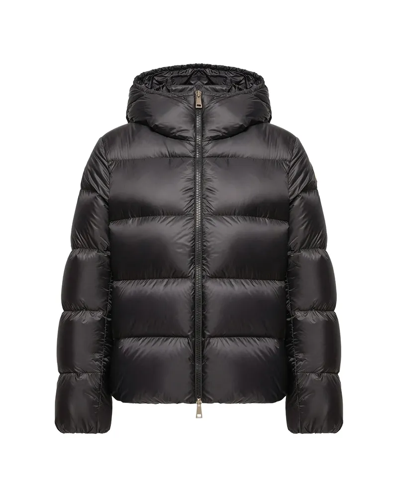 Moncler Quilted Hooded Puffer Jacket Black
