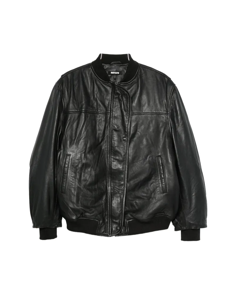 ROTATE Birger Christensen Zip-up Jacket Black