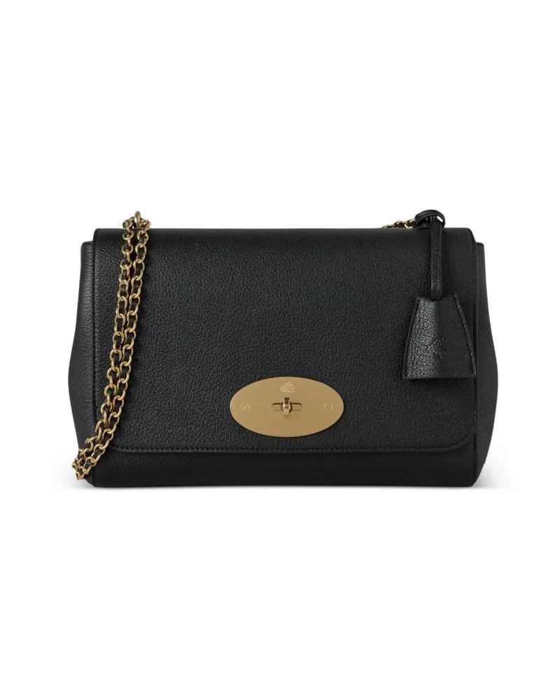 Mulberry Glossy Chain Cross Body Bag Black