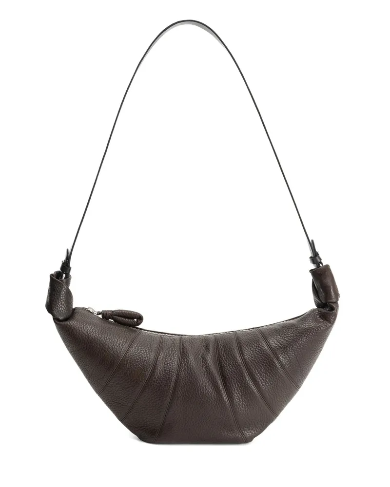Christophe Lemaire Medium Croissant Shoulder Bag Brown