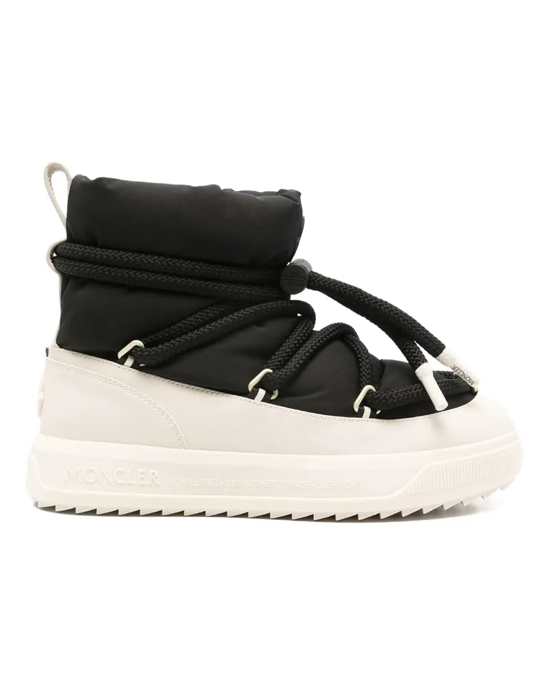 Moncler Lace-up Hi-top Sneakers Black