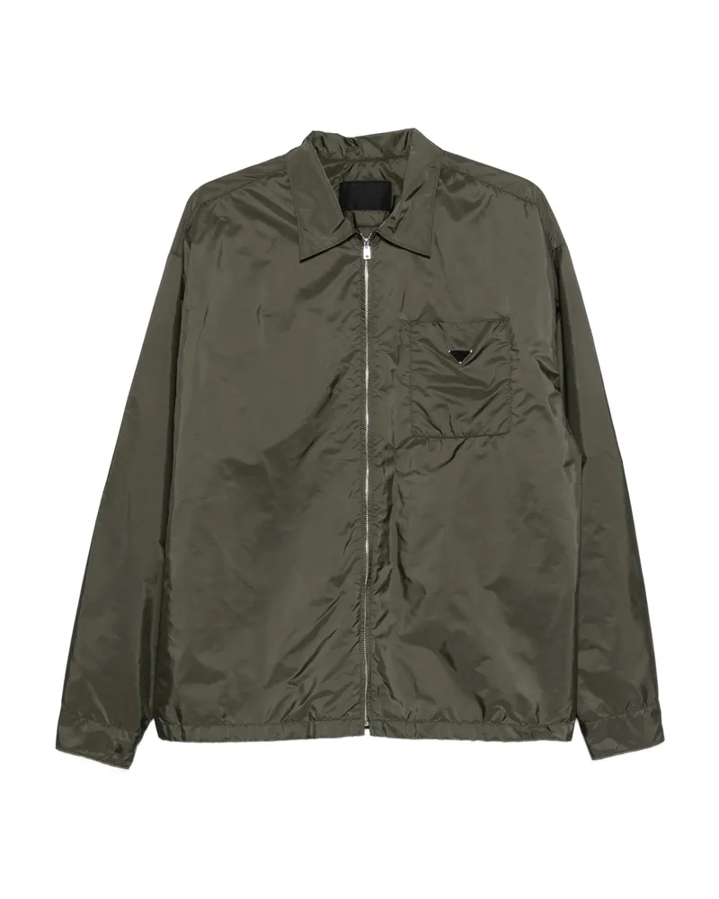 Prada Zip Pocket Jacket Green