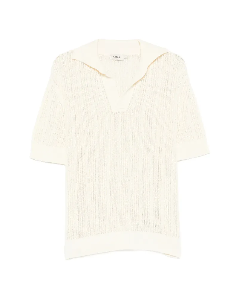 Altea Polo-collar T-shirt Neutrals