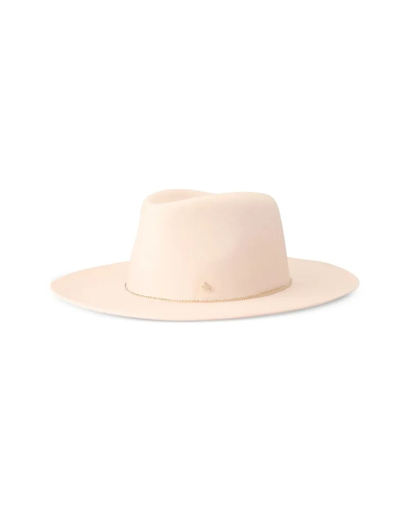 Maison Michel Mimi Chain-trim Hat Neutrals
