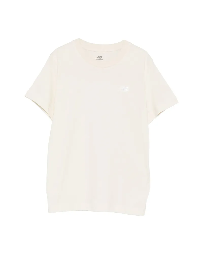 New Balance Crew-neck Logo T-shirt Neutrals