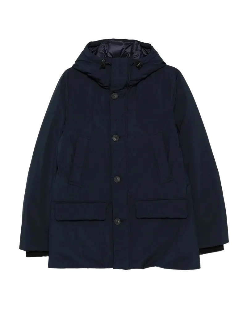 Woolrich Hooded Jacket Blue
