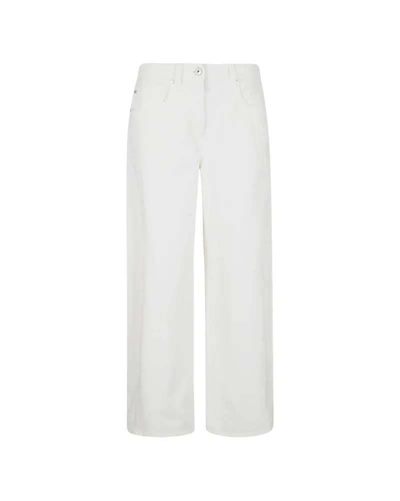Brunello Cucinelli Wide-leg Trousers White