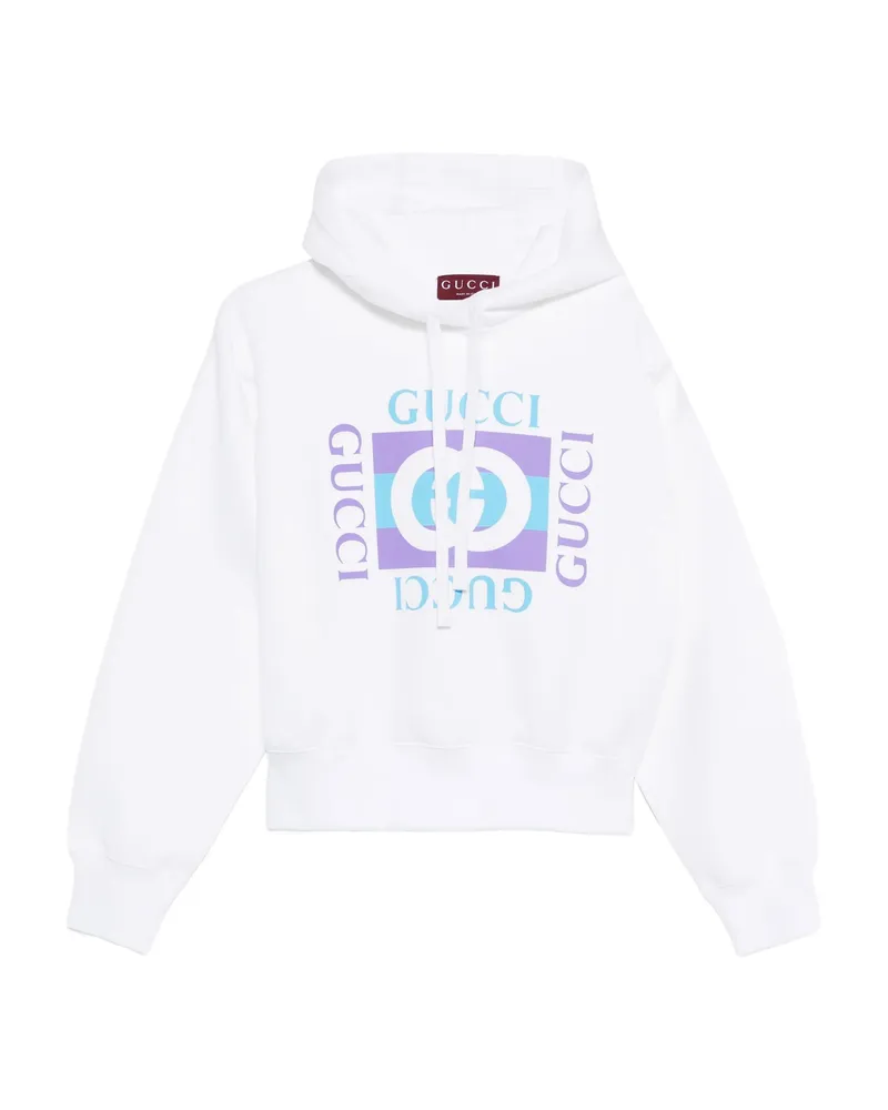 Gucci Logo-print Hoodie White