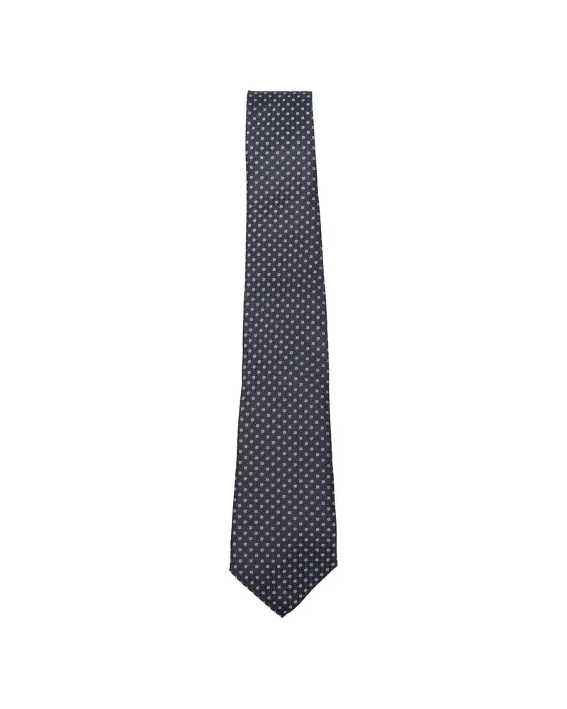 Canali Pattern Tie Blue