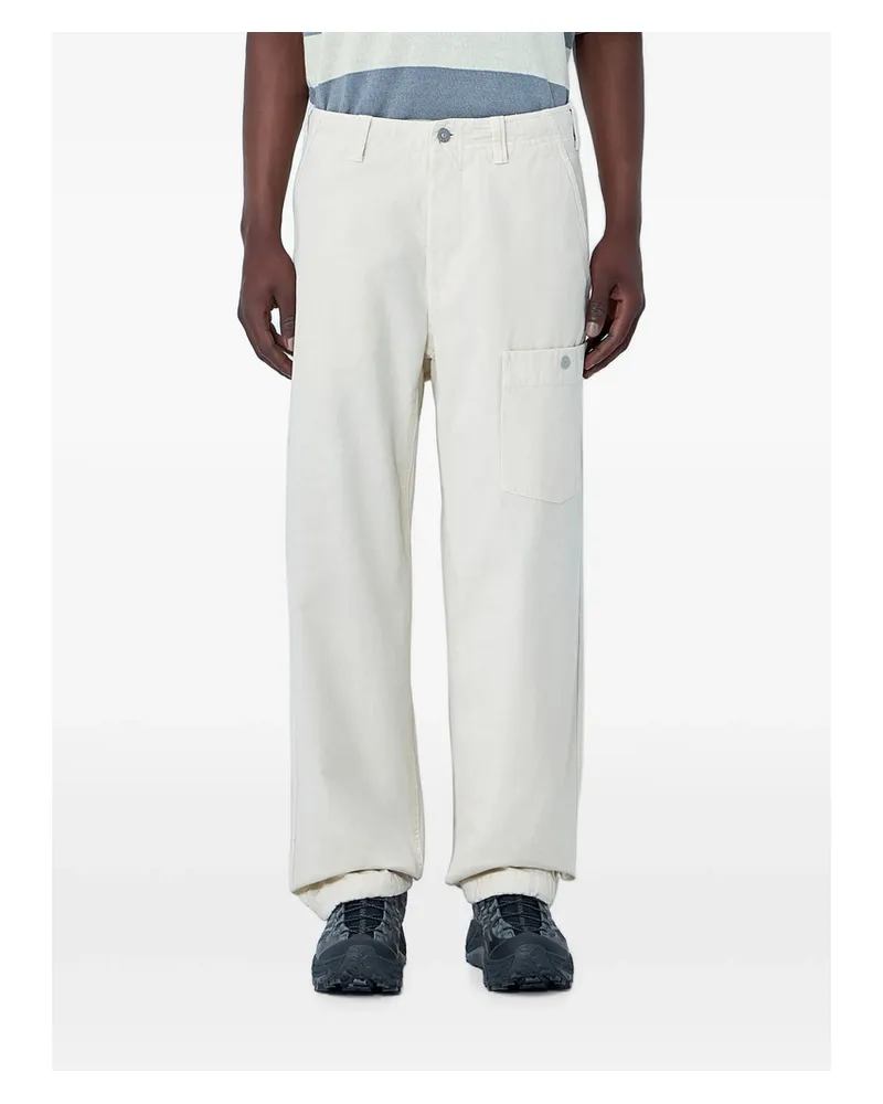 Stone Island Buttoned Pocket Trousers Neutrals