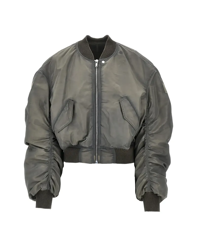 Rick Owens Secchia Flight Jacket Grey