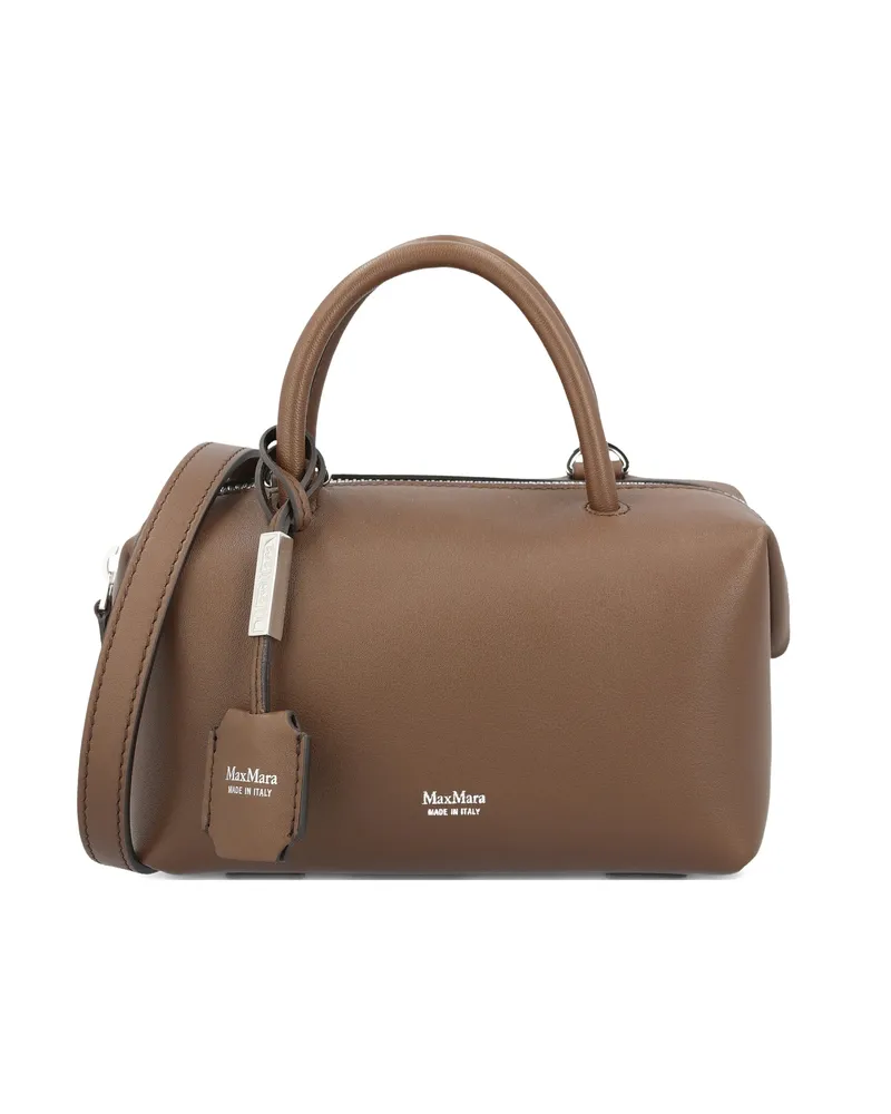 Max Mara Flap Tote Bag Brown