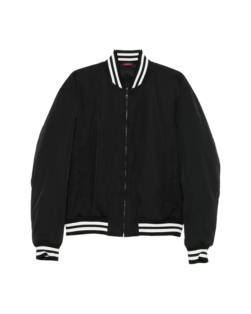 Gucci Zip-up Bomber Jacket Black
