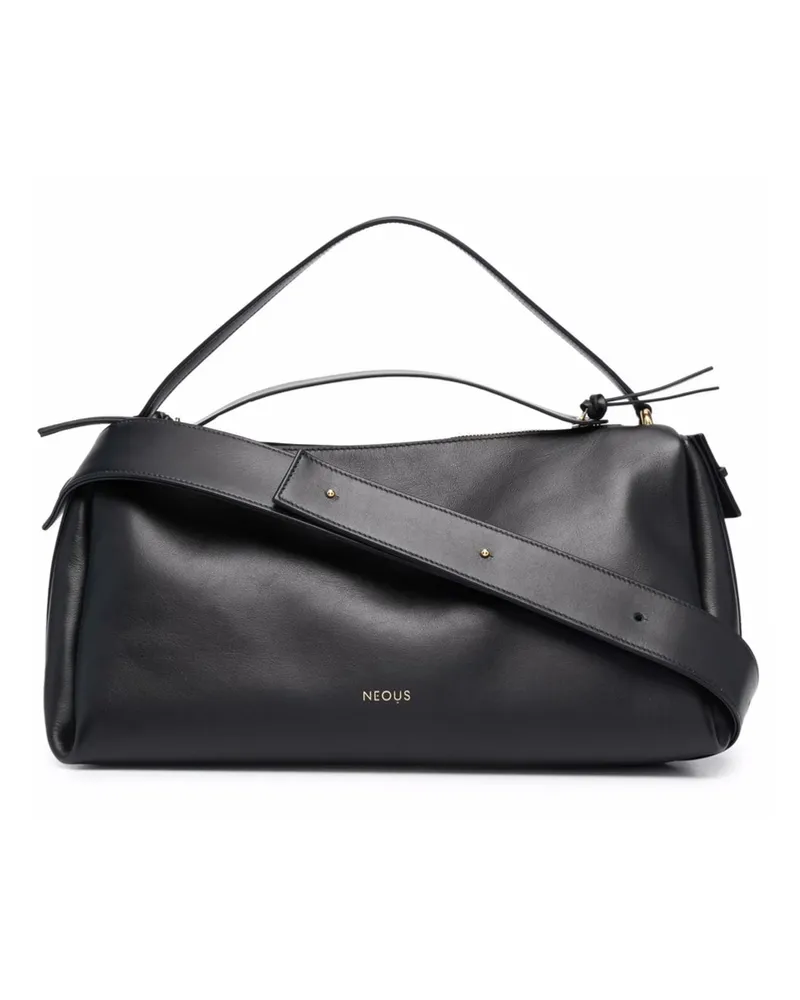 NEOUS Scorpius Leather Tote Bag Black