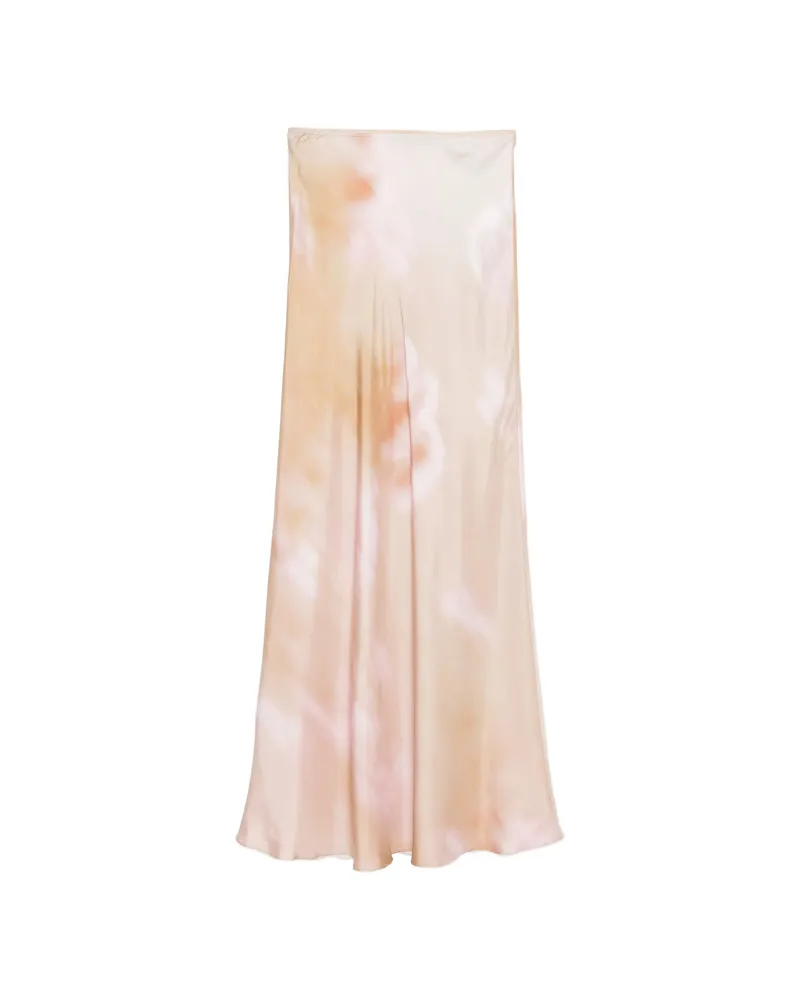 Fabiana Filippi Printed Maxi Skirt Pink