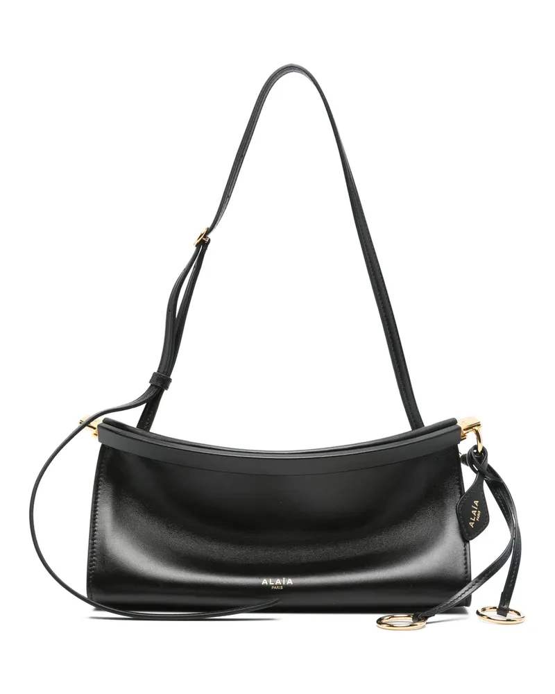 Alaïa Small Le Click East West Shoulder Bag Black