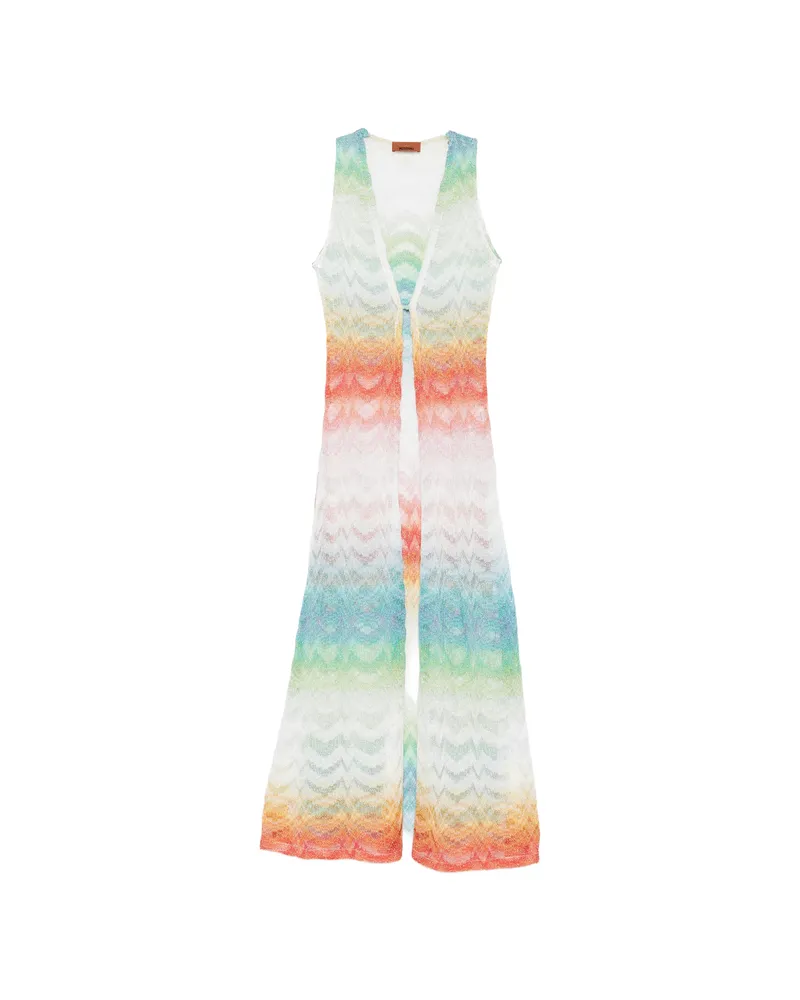Missoni V-neck Sleeveless Tunic White