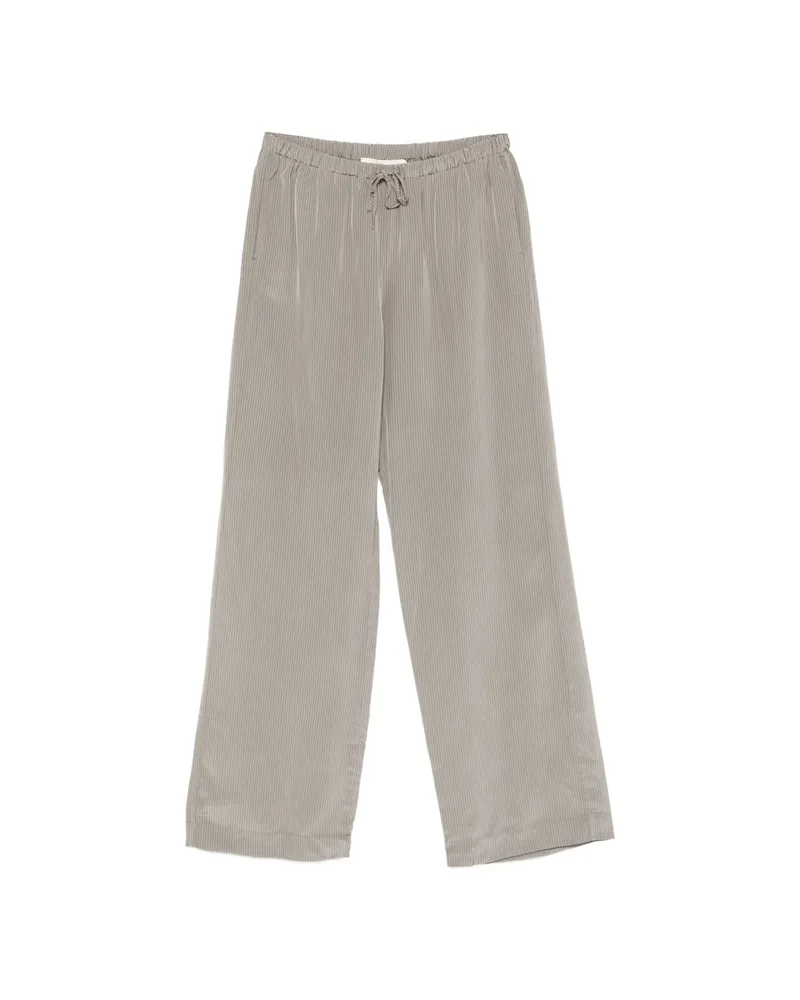 Róhe Striped-pattern Palazzo Pants Grey
