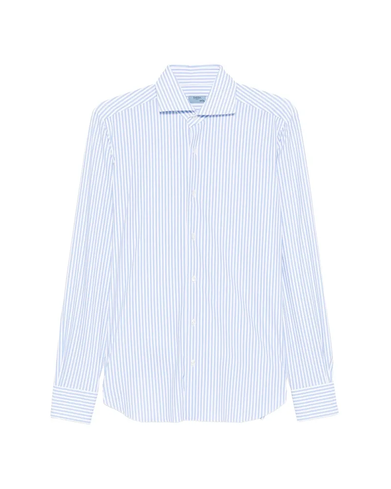 BARBA Striped Shirt Blue