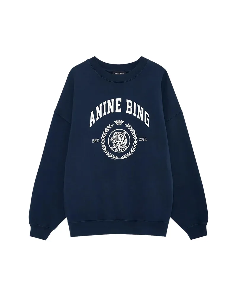 Anine Bing Miles Sweatshirt Collegiate Blue