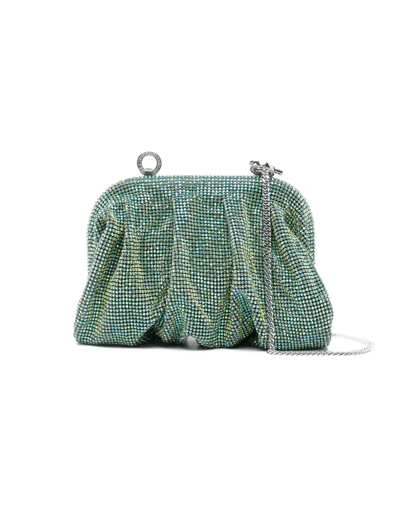 Benedetta Bruzziches Venus La Petite Embellished Clutch Bag Green