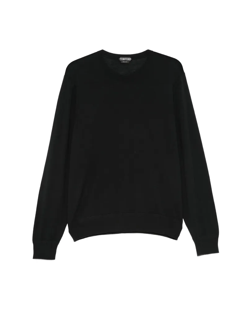 Tom Ford Crew-neck Long-sleeve Sweater Black
