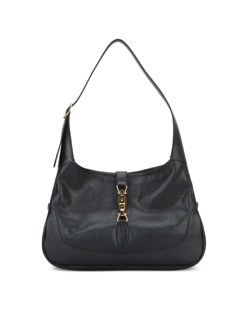 Gucci Medium Jackie 1961 Buckle-detail Shoulder Bag Black