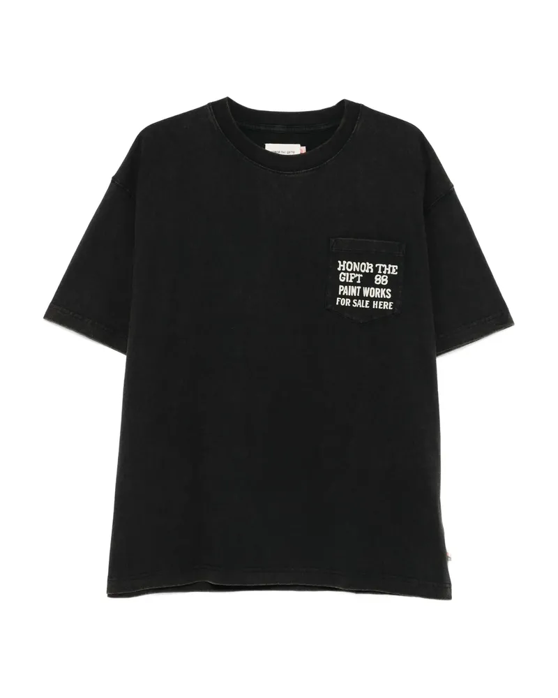 Honor The Gift Chest-pocket T-shirt Black