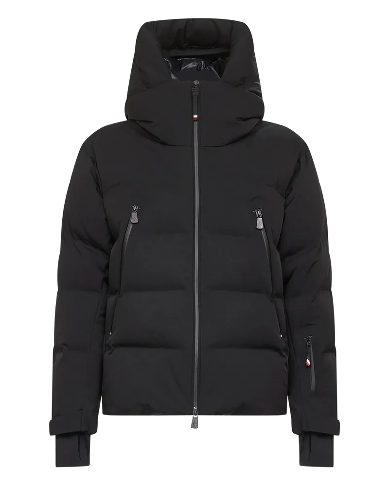 Moncler Fellberg Quilted Hooded Jacket Black
