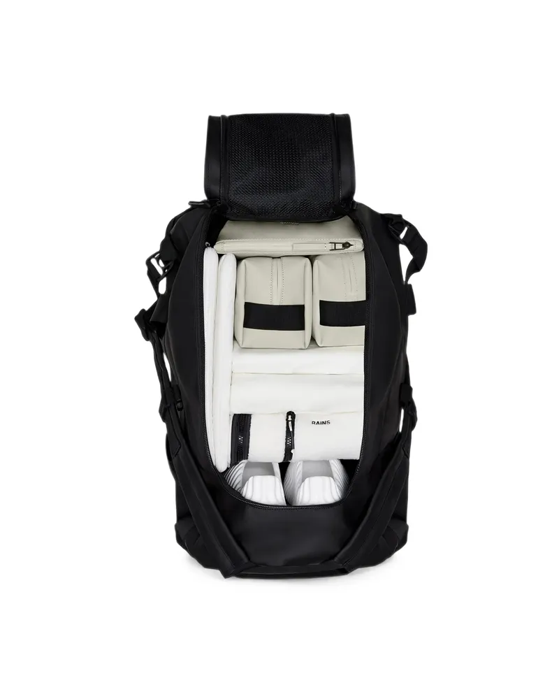RAINS Small Texel Duffel Bag Black