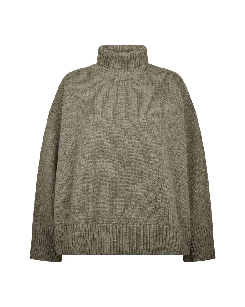 Soeur Roll-neck Long-sleeve Sweater Grey