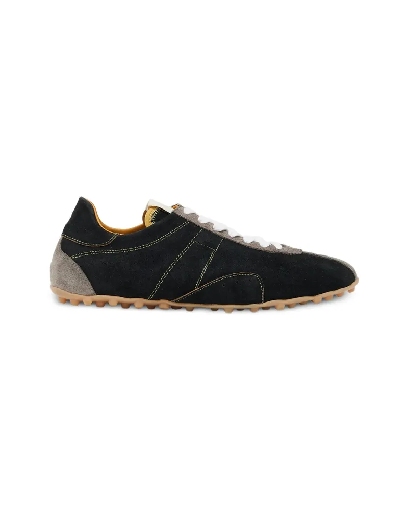 Maison Margiela Sprinters Panelled Leather Sneakers Black