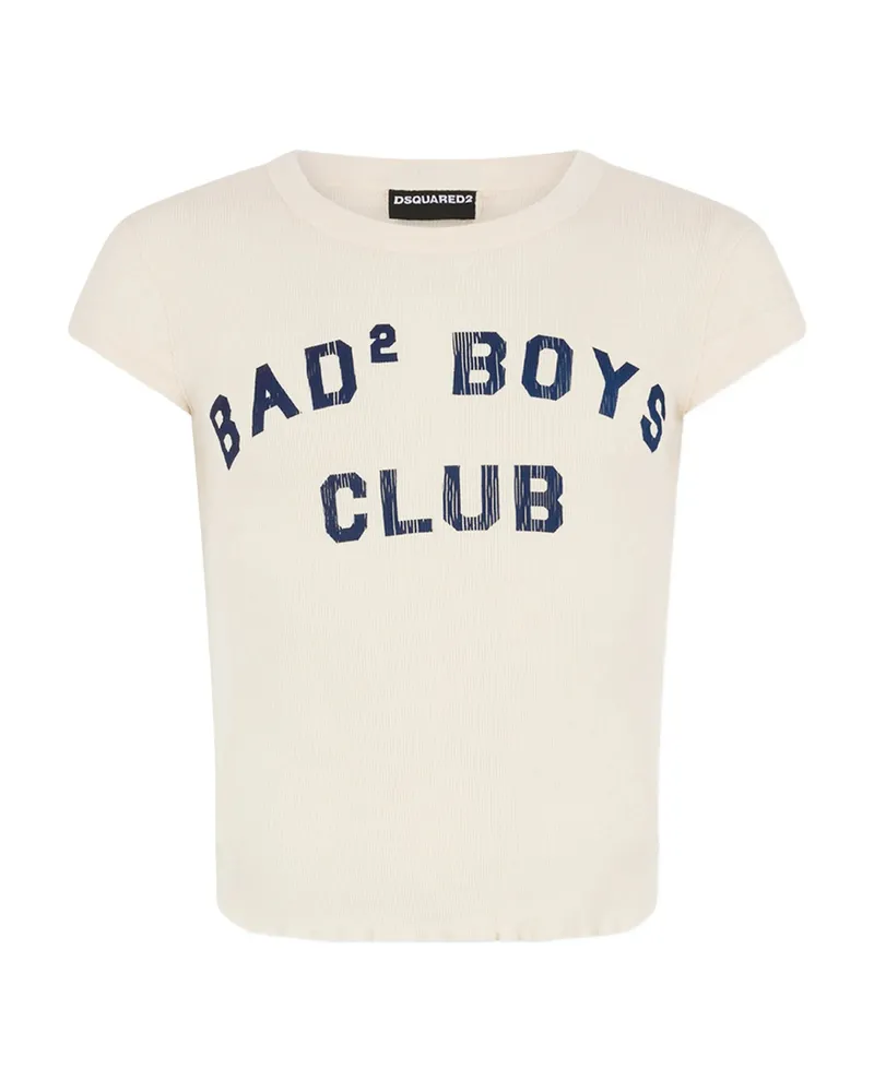 Dsquared2 Lettering-print T-Shirt Neutrals