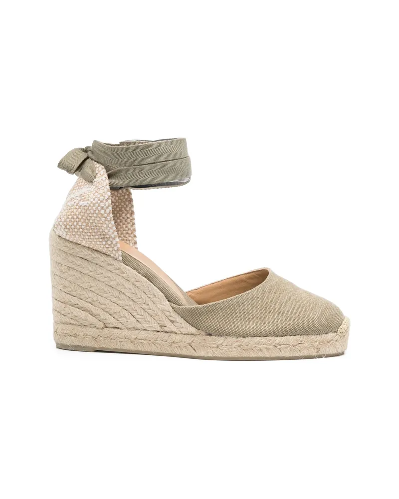Castañer Carina Tie-ankle Espadrilles Green