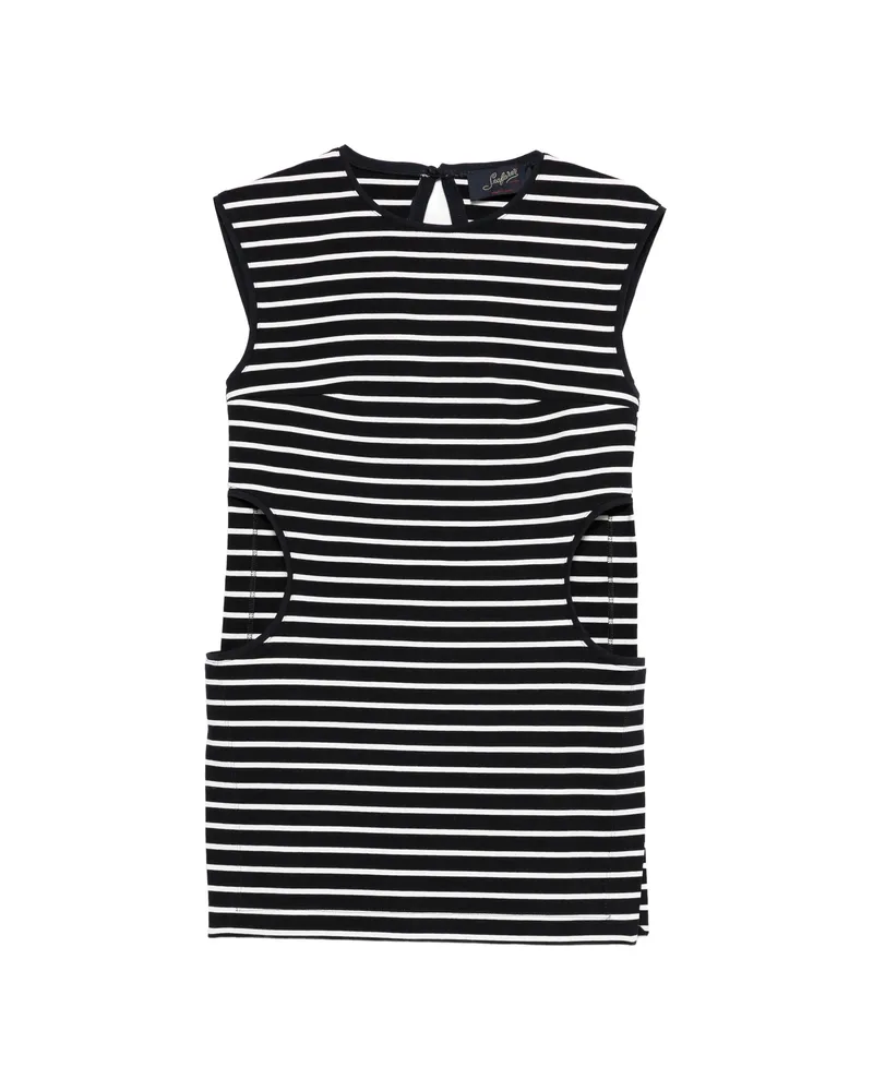 Seafarer Striped Pocket Dress Blue