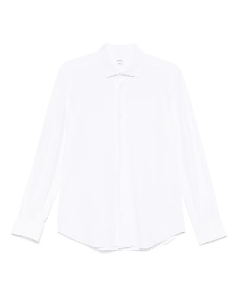 MAZZARELLI Piqué-weave Shirt White
