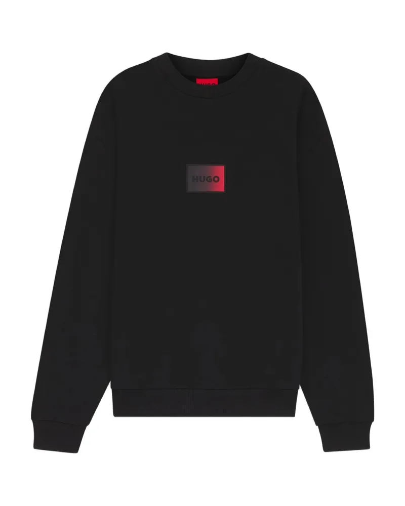 HUGO BOSS Logo-appliqué Sweatshirt Black